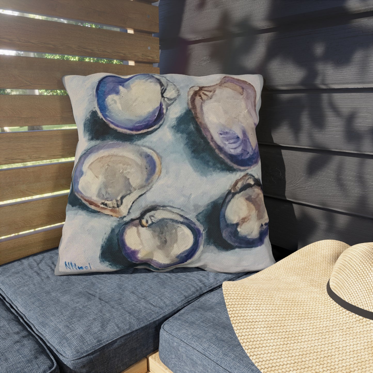 NNB - Chatham Clams Outdoor Pillows