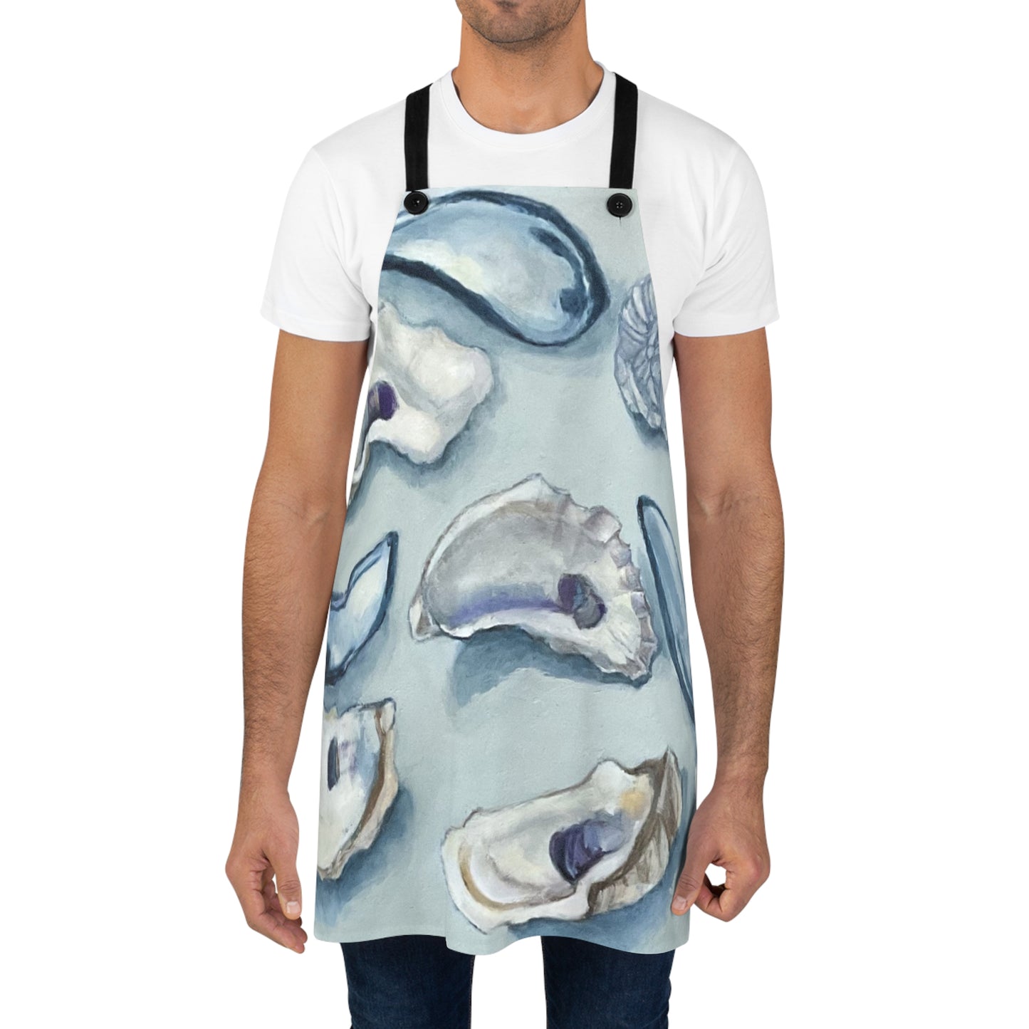 NNB - Oyster and Mussel Shell Apron (AOP)