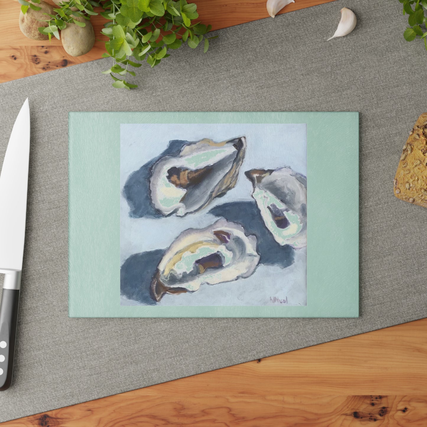 NNB - Oyster Shell Cutting Board