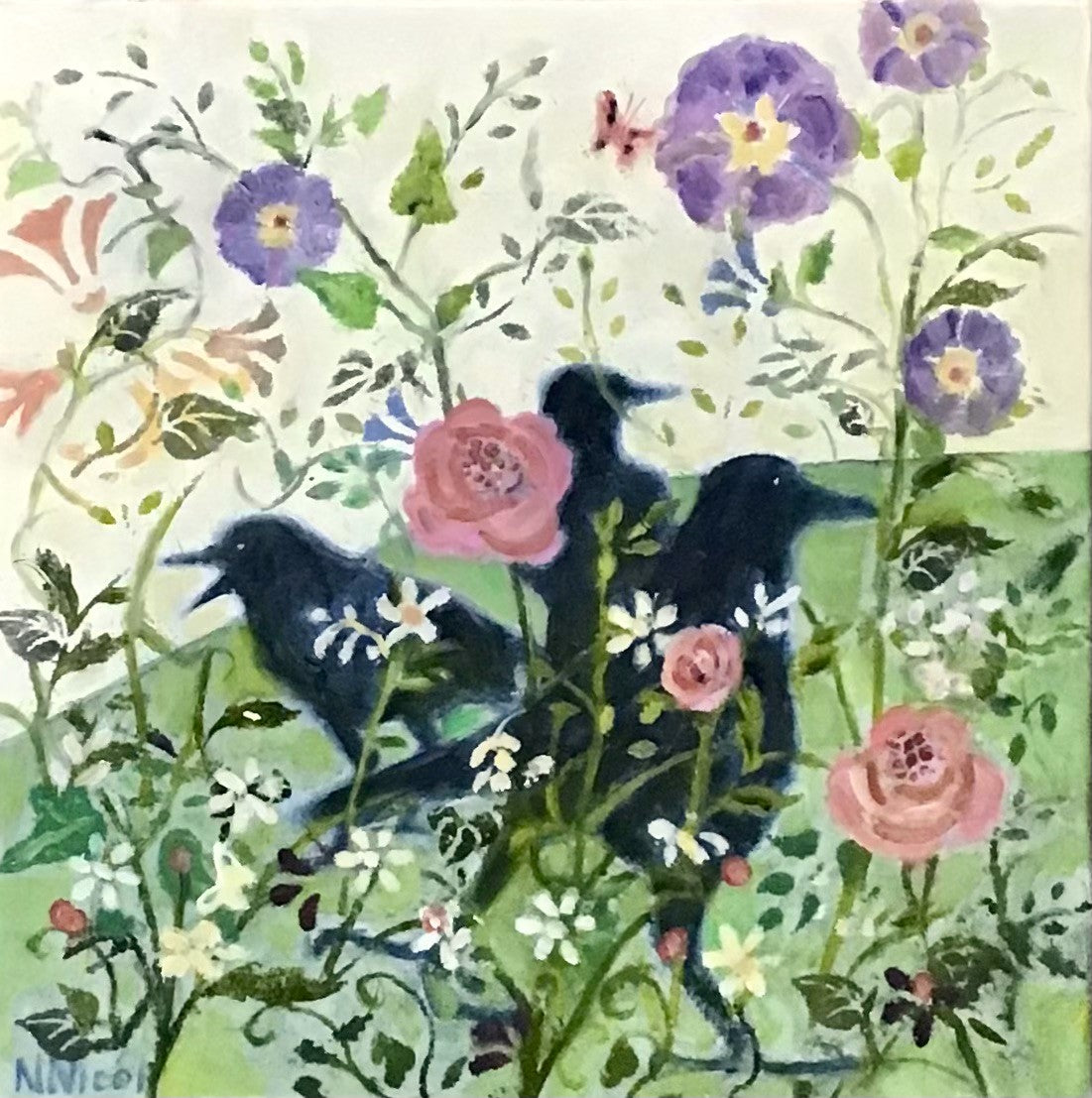Crows - Crows in the Garden