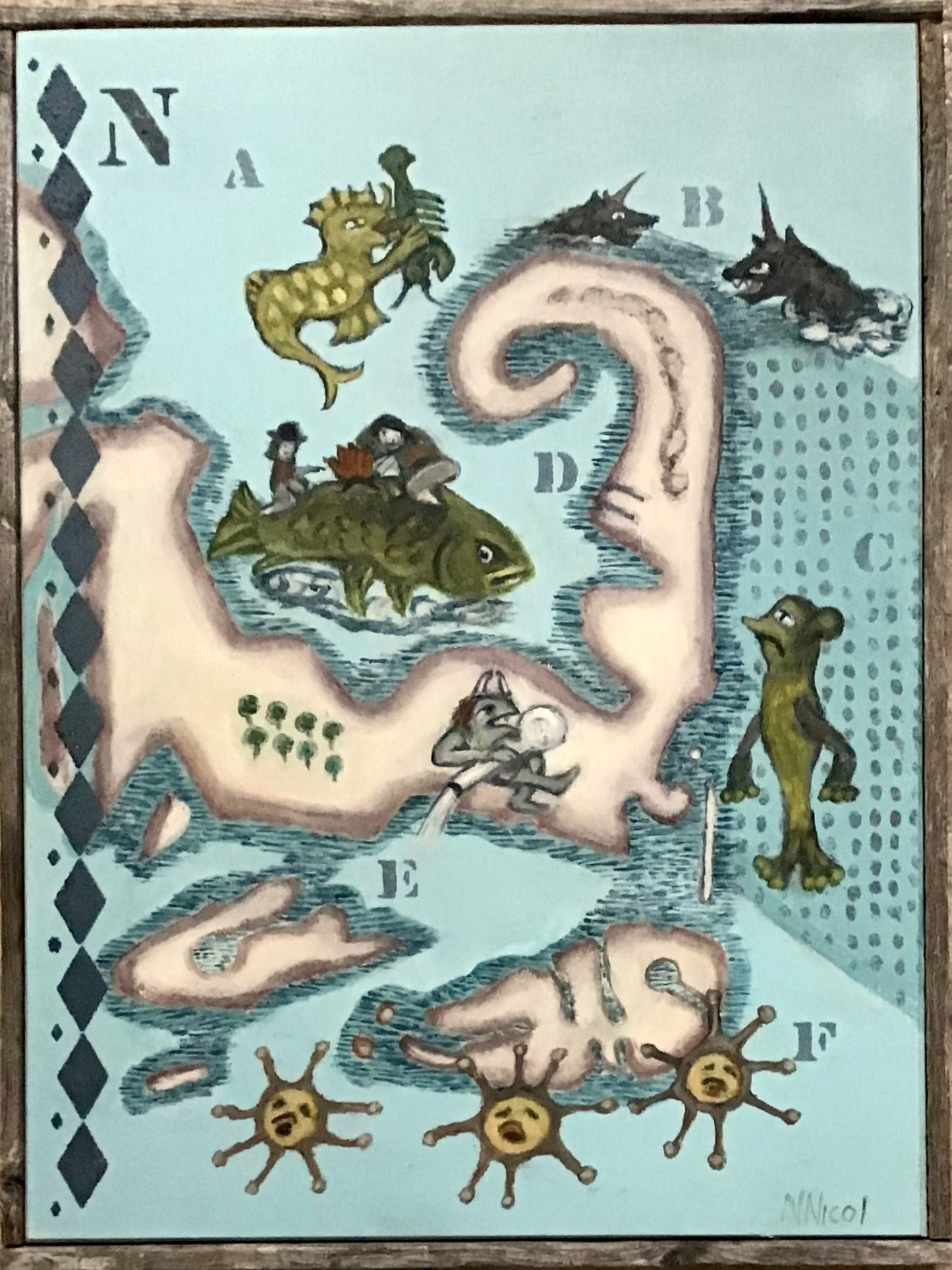 SW - C. Cod Map with Monsters