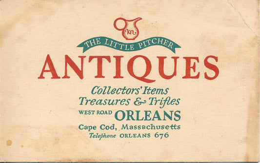 Cape Cod vintage trade card
