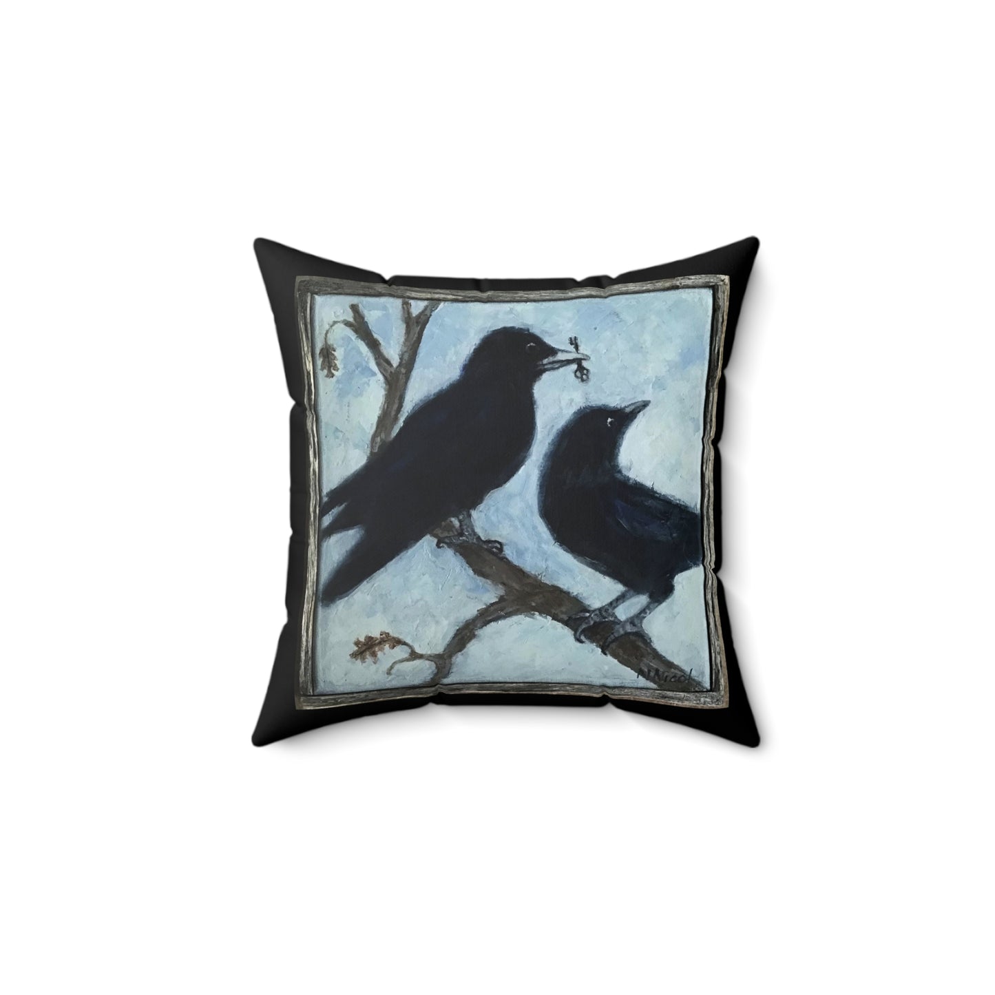 NNB - Mystery Key Crow Pillow