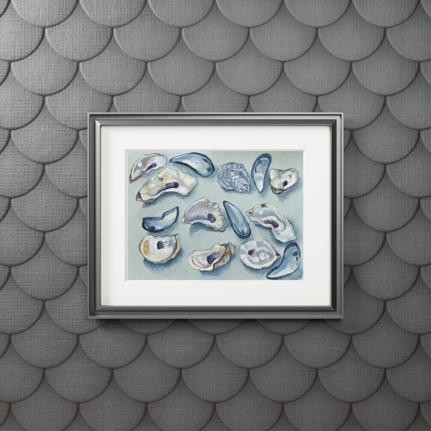 NNB- Oyster and Mussel Shell Fine Art Print