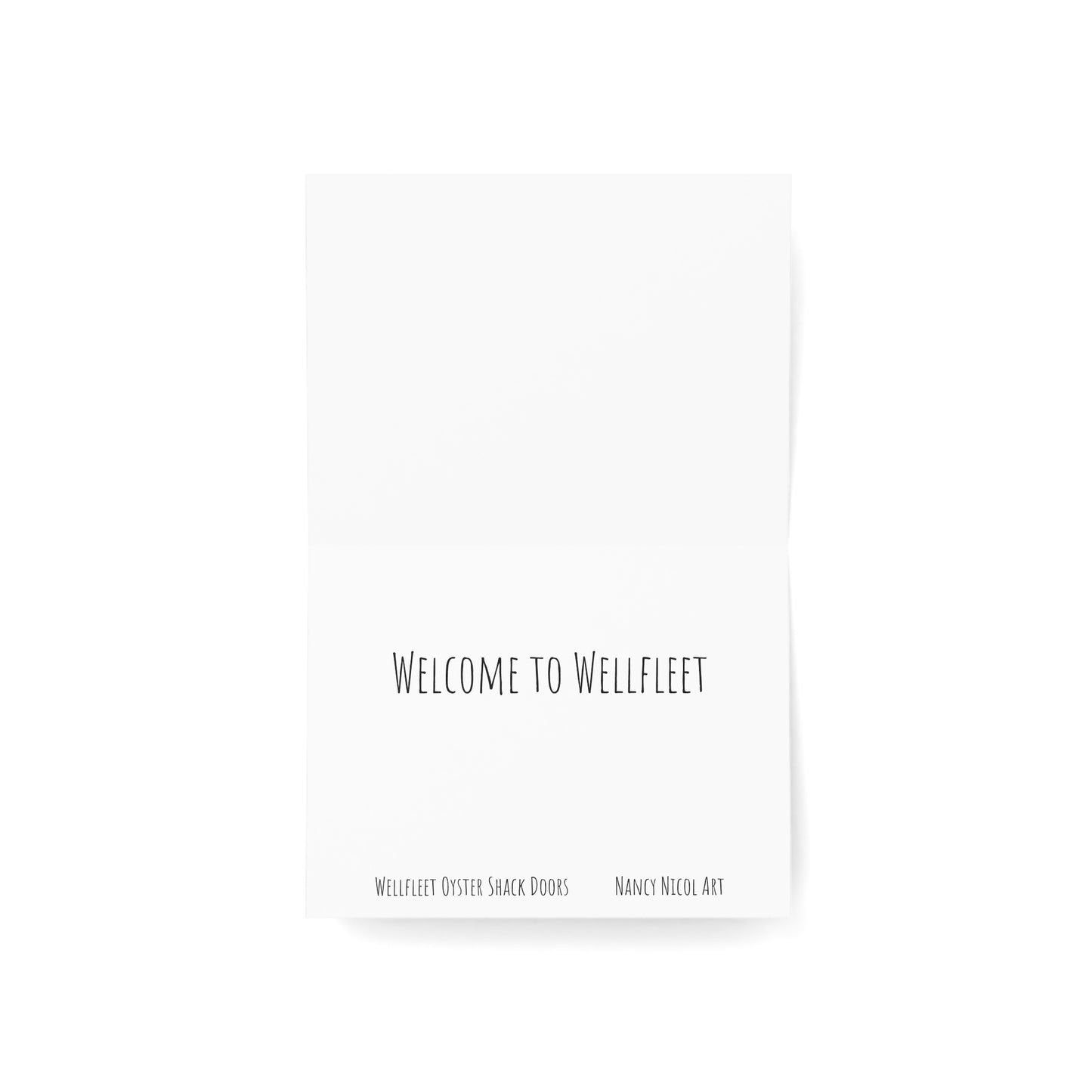NNB-Wellfleet Oyster Shack Greeting Cards