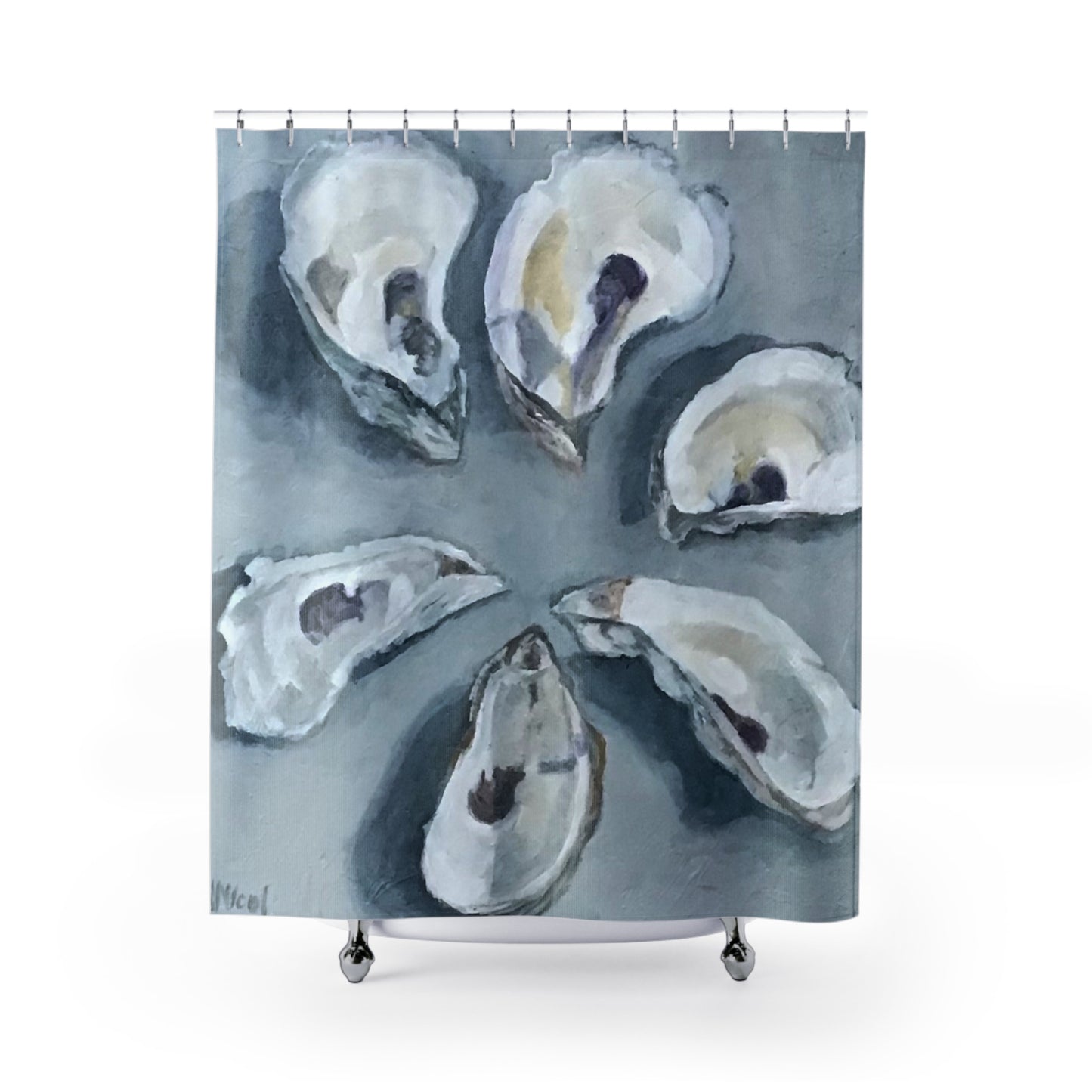NNB - Oyster Shell Shower Curtain