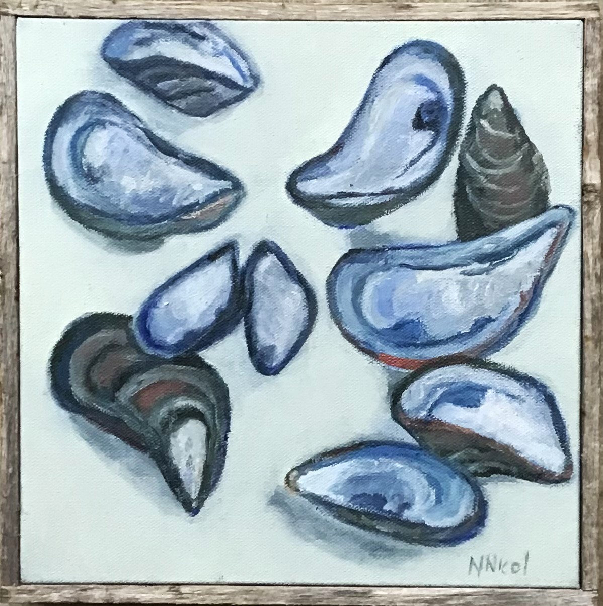 Paintings - Maine Mussel Shells