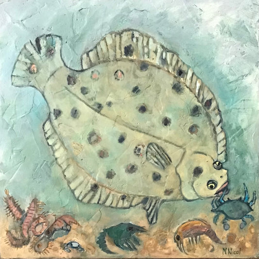 Painting - Adult Bottom Feeder
