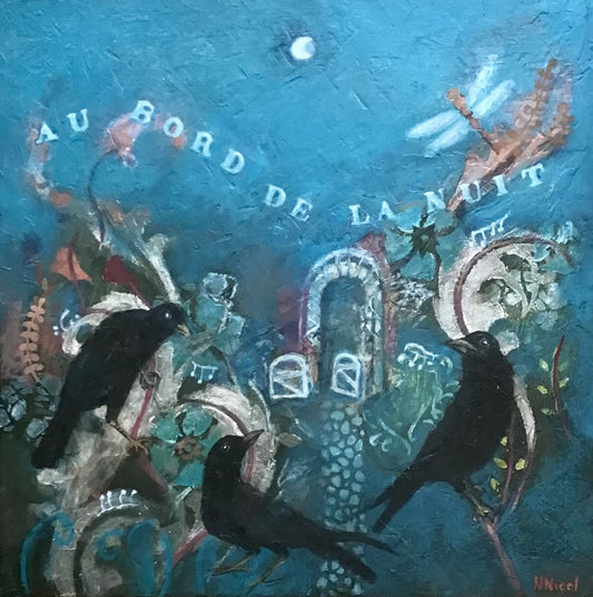 Painting - Au Bord de la Nuit