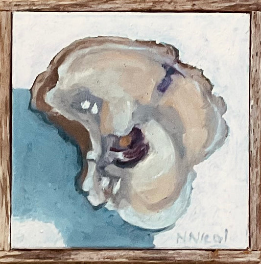 Painting - Single Shell, pink
