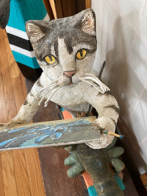 Folk - Picasso's Cat Sculpture