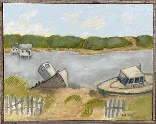 Painting - Derelicts - Gone But Not Forgot