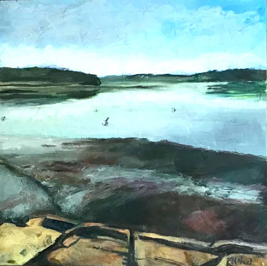 Painting - View of Wellfleet Harbor