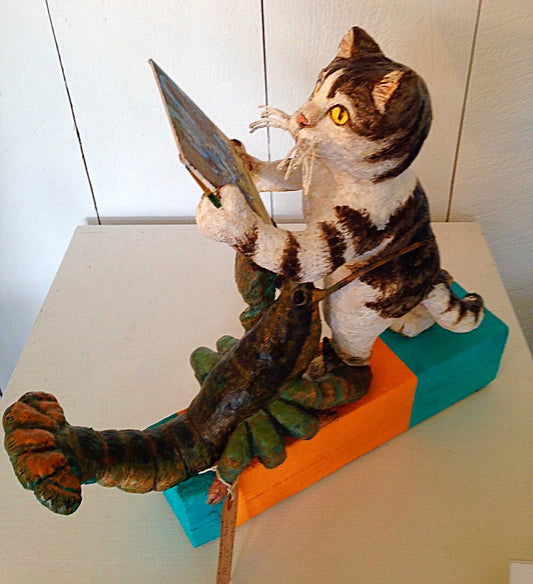 Folk - Picasso's Cat Sculpture