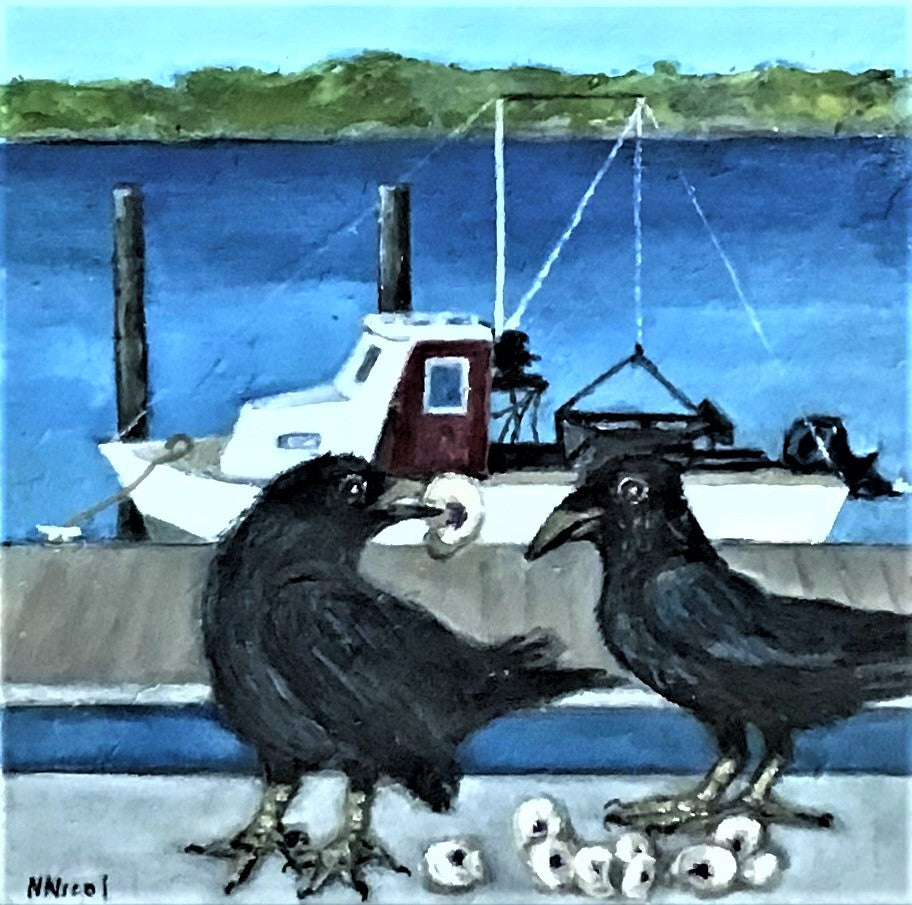 Crows - Wellfleet Harbor Crows