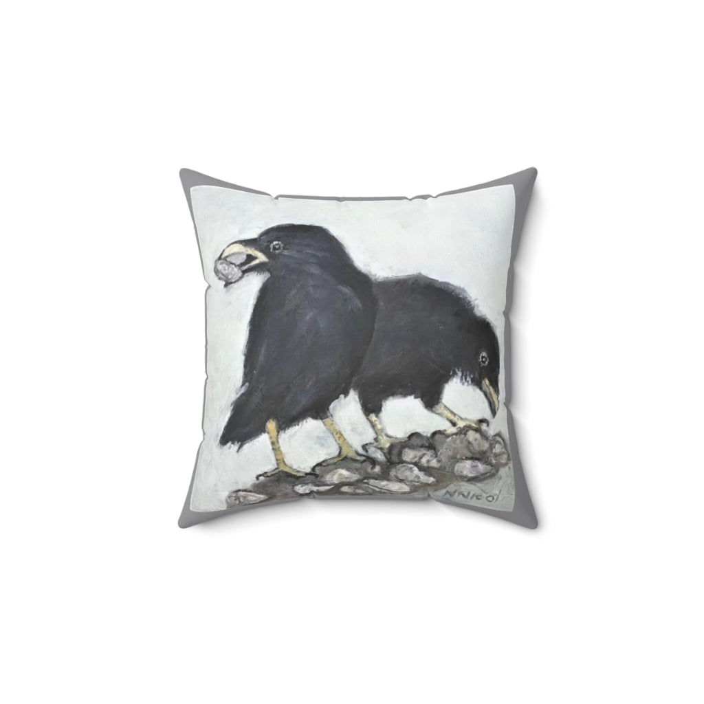 NNB - Crow Design Square Pillow